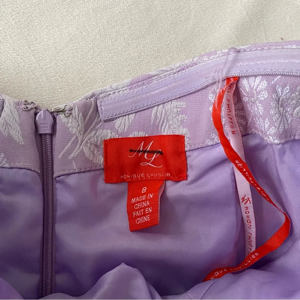 BHLDN Monique Lhuillier lilac Jenner Dress Wedding Guest Dress - Picture 4 of 6